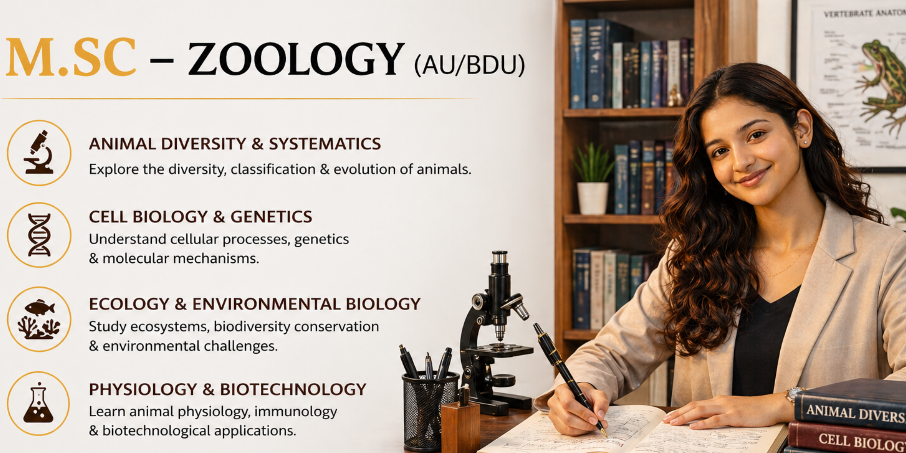 M.Sc Zoology Distance Education in Coimbatore